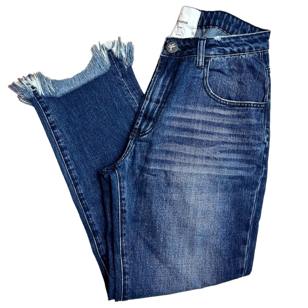 One Teaspoon Awesome Baggies High Waist Straight Leg Denim Jeans, Size 29 NWOT - Picture 13 of 15